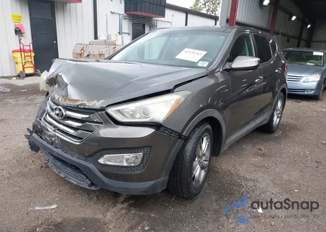 2013 Hyundai Santa Fe Sport 2.0T from USA, damaged, VIN 5XYZW3LA9DG025393